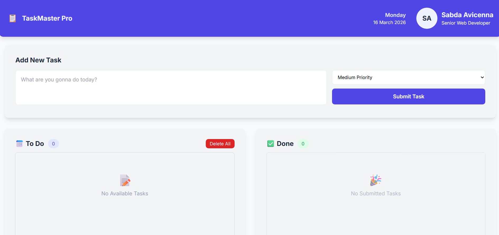 Task Master App